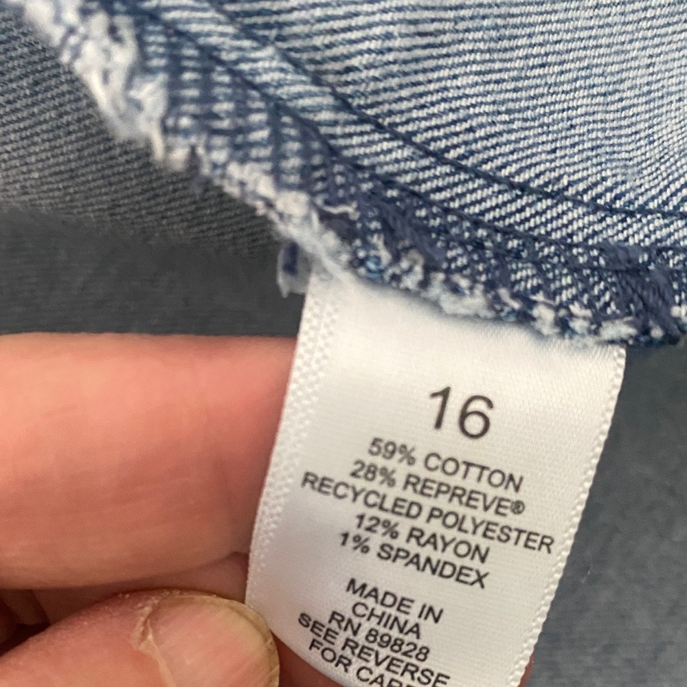 Logo Denim Jacket with Button Front - image 10